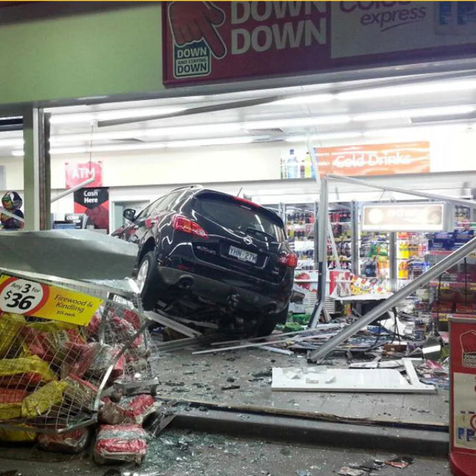 Prevent Storefront Crashes with Safety Bollards