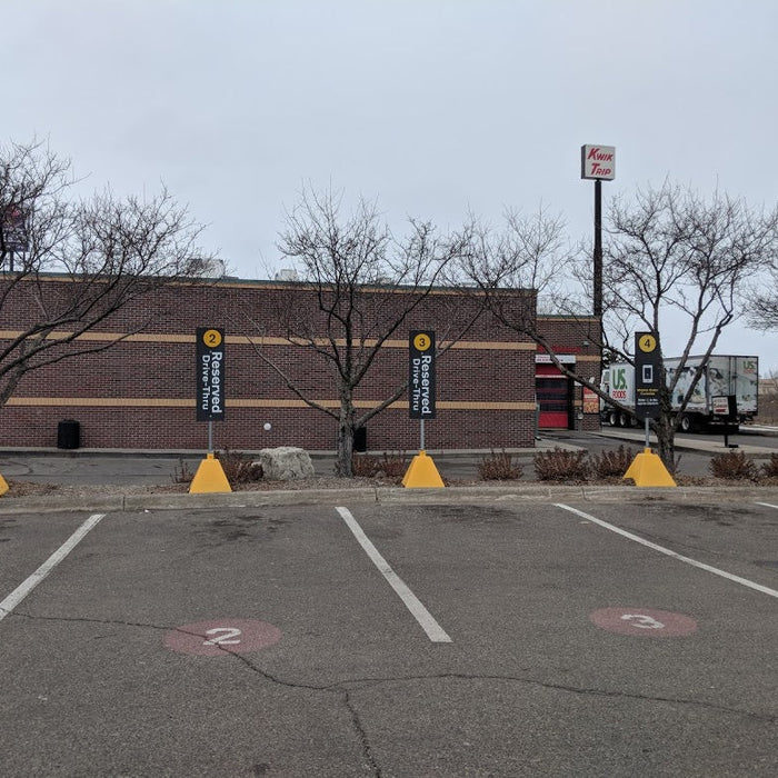 With Curbside Services Increasing, Sign Bases are Becoming a Necessity