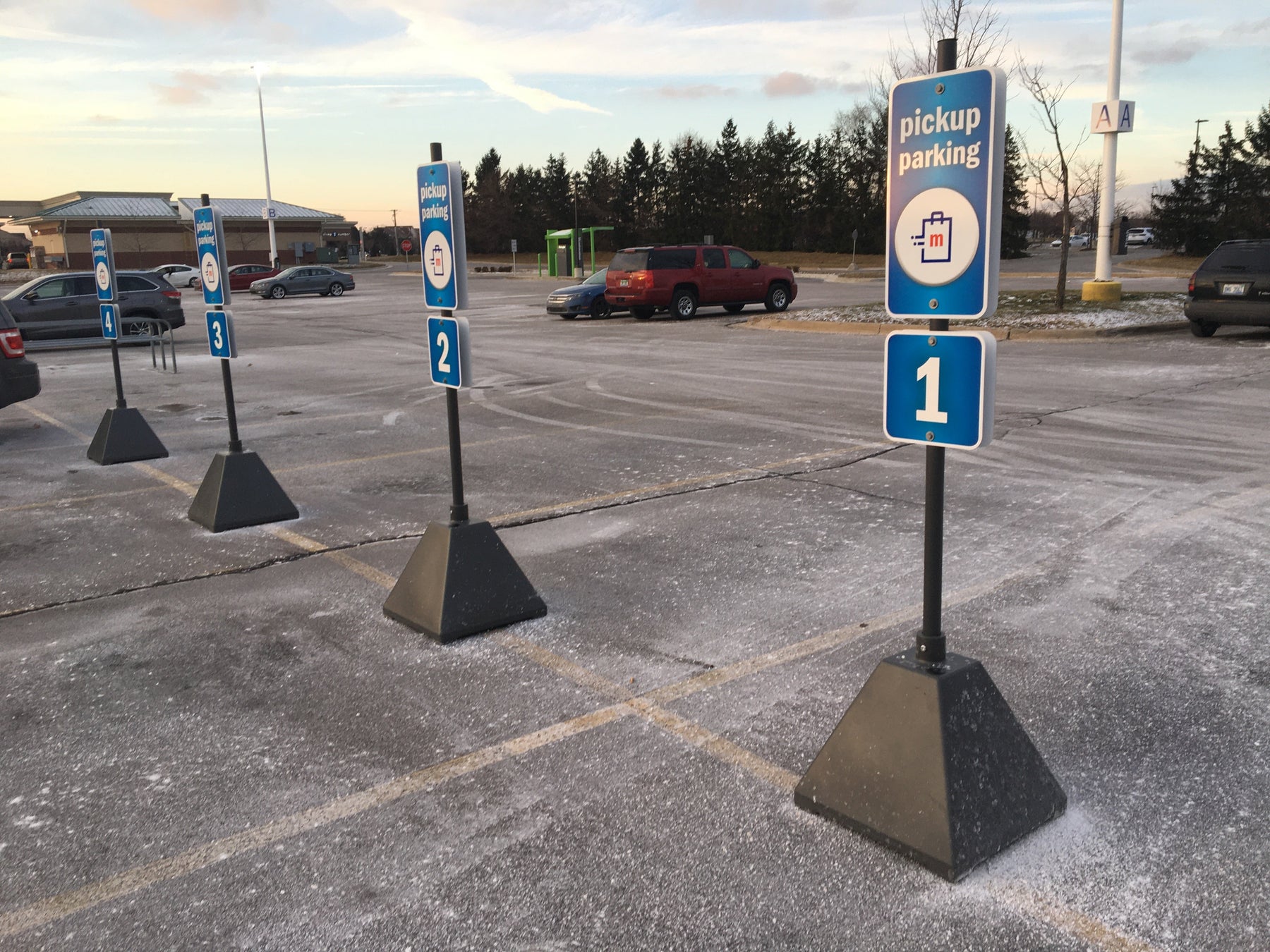 Portable Sign Bases are Perfect for Curbside Pickup Services