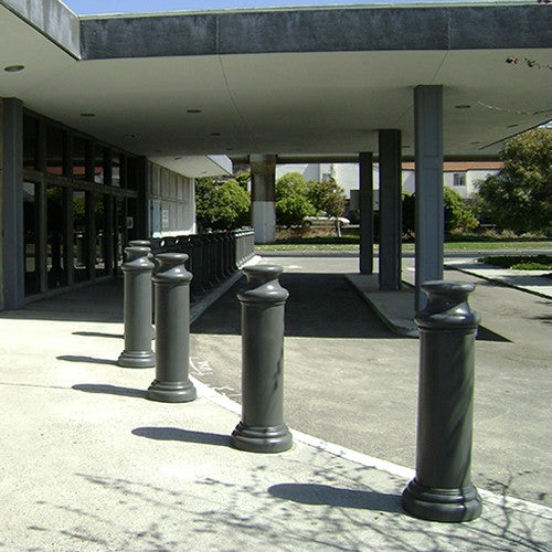 Bollards and Sleeve's 10" Pawn Decorative Bollard Covers For Building Entryway 