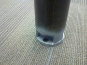 Close up of the Hidden Base Plate Bollard 