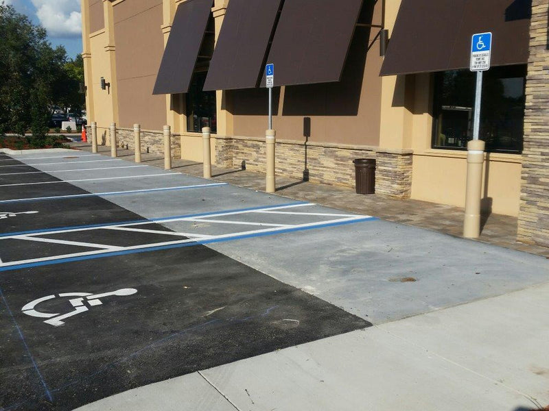 Bollards and Sleeve's 6" Architectural Decorative Bollard Cover Sign Systems 
