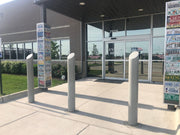 6" Skyline Decorative Bollard Covers in 402 Gray
