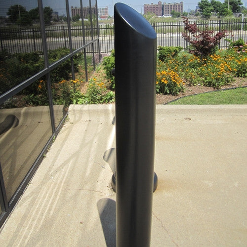 Bollards and Sleeve's 6" Skyline Decorative Bollard Covers in Black