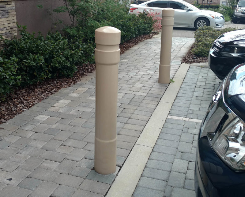 Bollards and Sleeve's 6" Architectural Decorative Bollard Covers