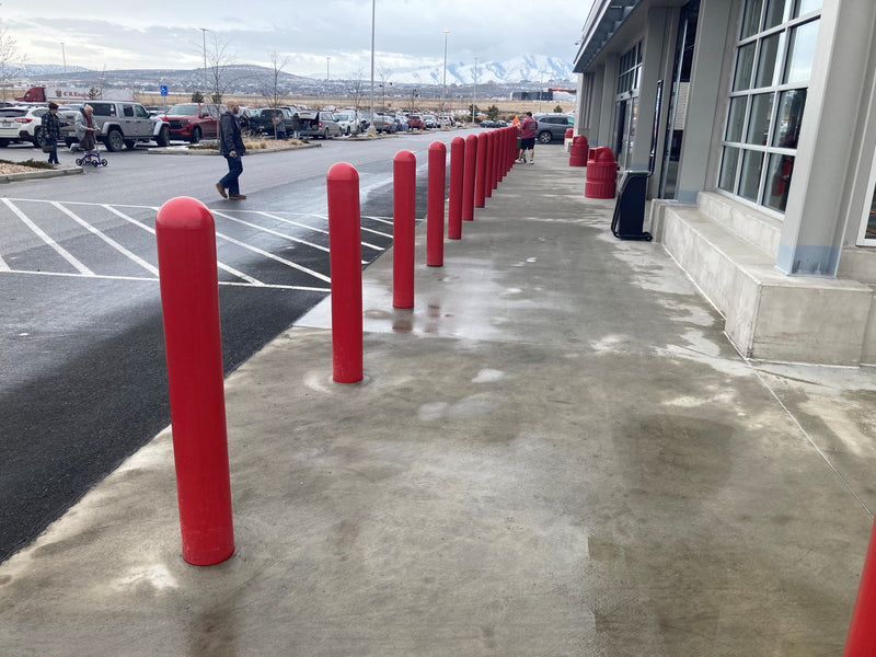 1/4" Red Bollard Covers 