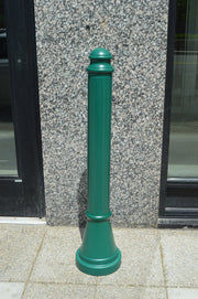 Bollards and Sleeve's Paramount Decorative Plastic Bollard Cover in Forest Green