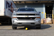 When lowered, the 4" Collapsible Bollard's highest point is about 6.5" high, allowing trucks, vans, and other service vehicles to clear it with ease. 