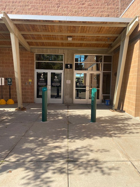 Skyline Bollard Covers in Green