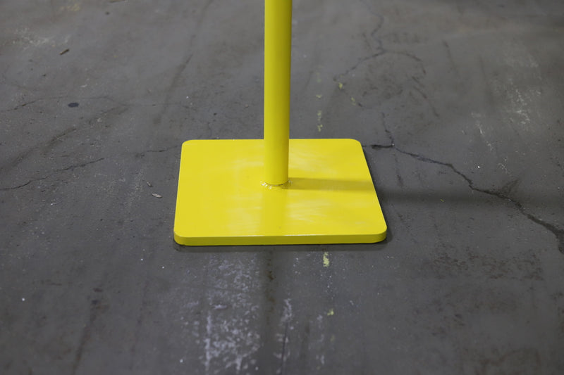 Warning Line System's 50 lbs. base plate stanchion