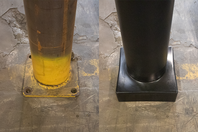 Plated Bollard Covers