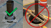 Bollard Caddy vs wood bracing 