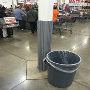 Column Wrap Used In High Cart Traffic Area