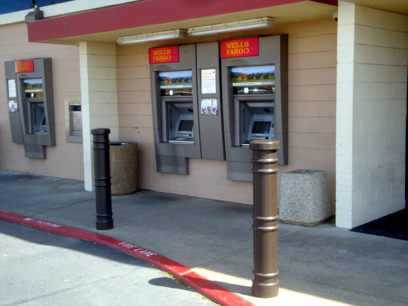 Bollards and Sleeve's brown Metro Decorative Bollard Covers