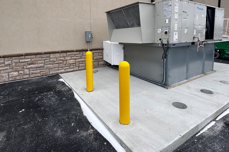 Internal Locking Removable Bollards with Bollard Covers