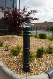 UV Lighted Bollard Cover in black 