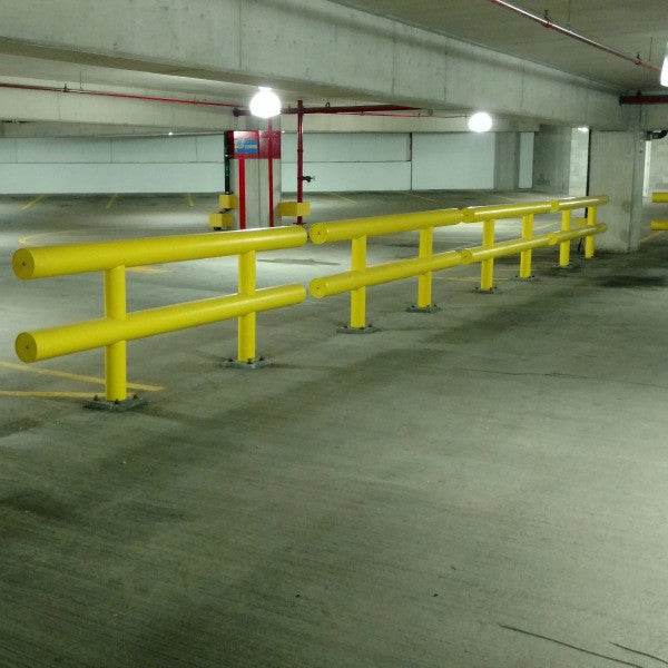 Heavy Duty Guardrail Used In Parking Garage