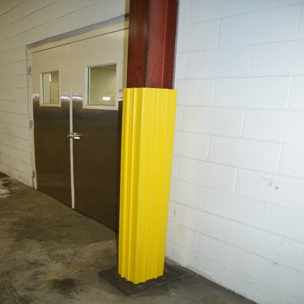 Yellow Square Column Wrap